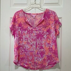 Lilly Pulitzer v neck top